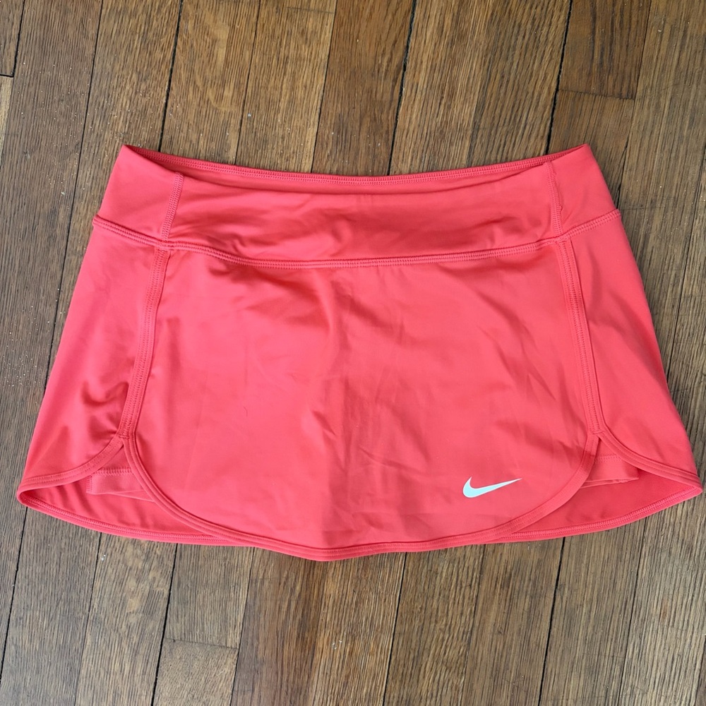 Nike Coral Pink Dri-FIT Tennis Skirt, M
